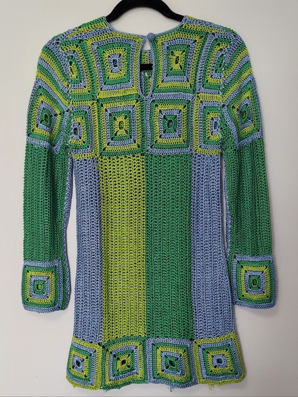 NWT Alice McCall Woman's Malibu Crochet Dress Fern Size 6 - Picture 8 of 11